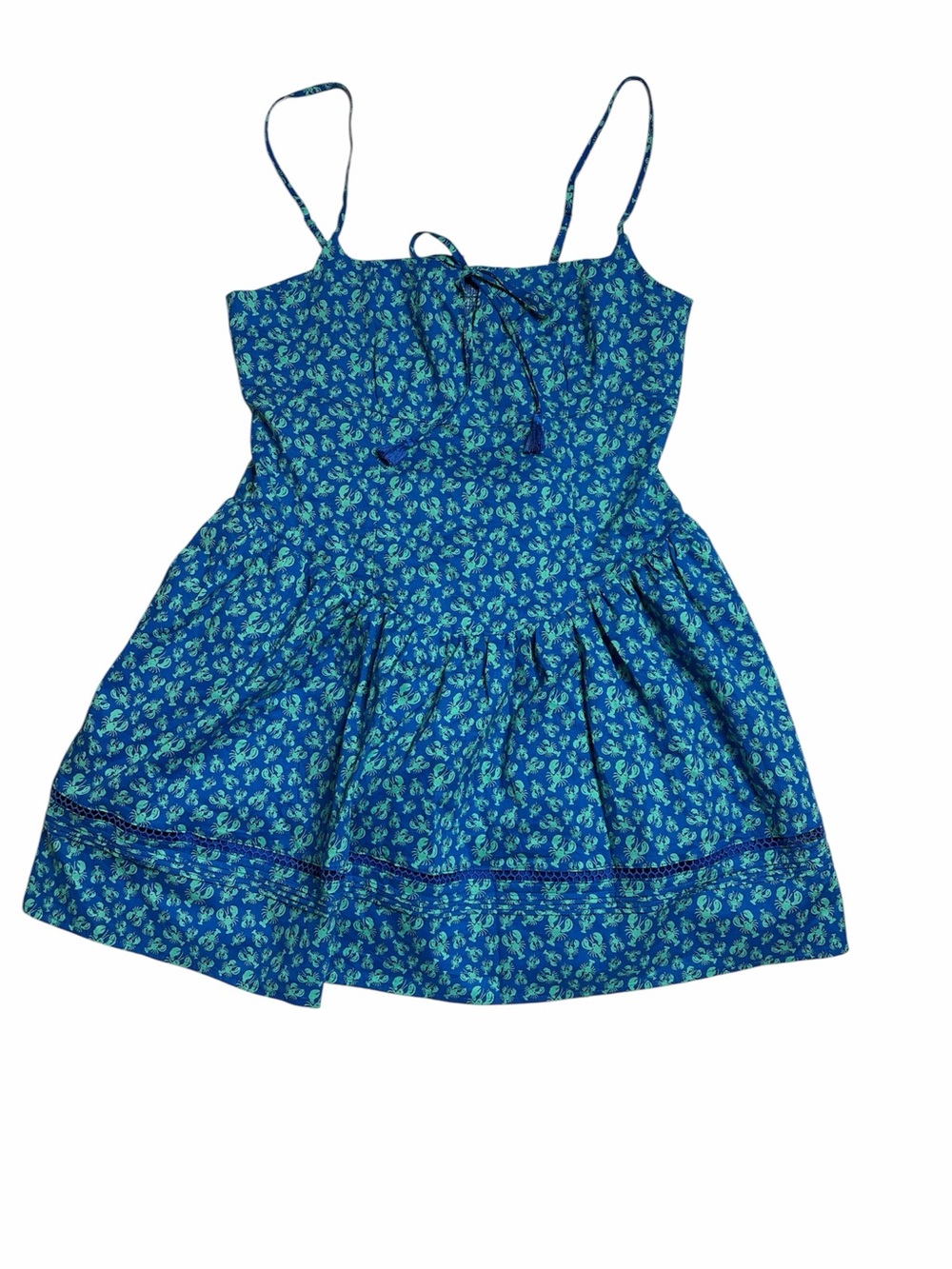 NWT Roller Rabbit X Target Blue Lobster Print Mini Dress Size Medium - Picture 3 of 13